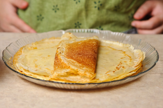 Meat Blintzes and Easy Crepe Recipe