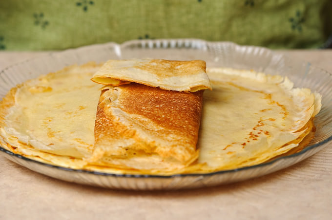 Meat Blintzes and Easy Crepe Recipe