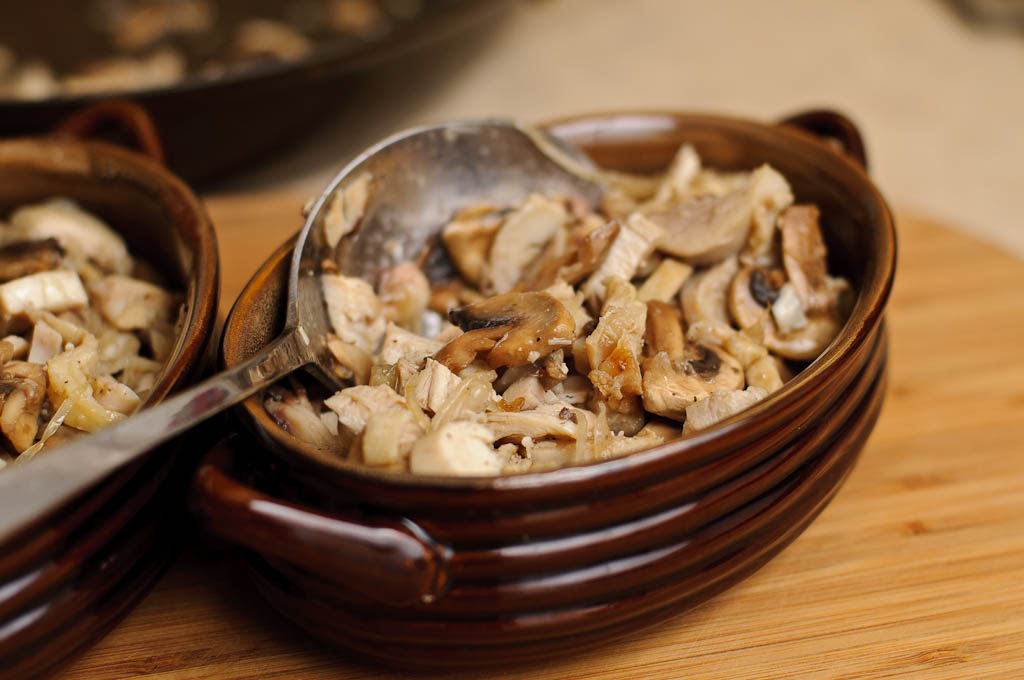Chicken and Mushroom Julienne Recipe