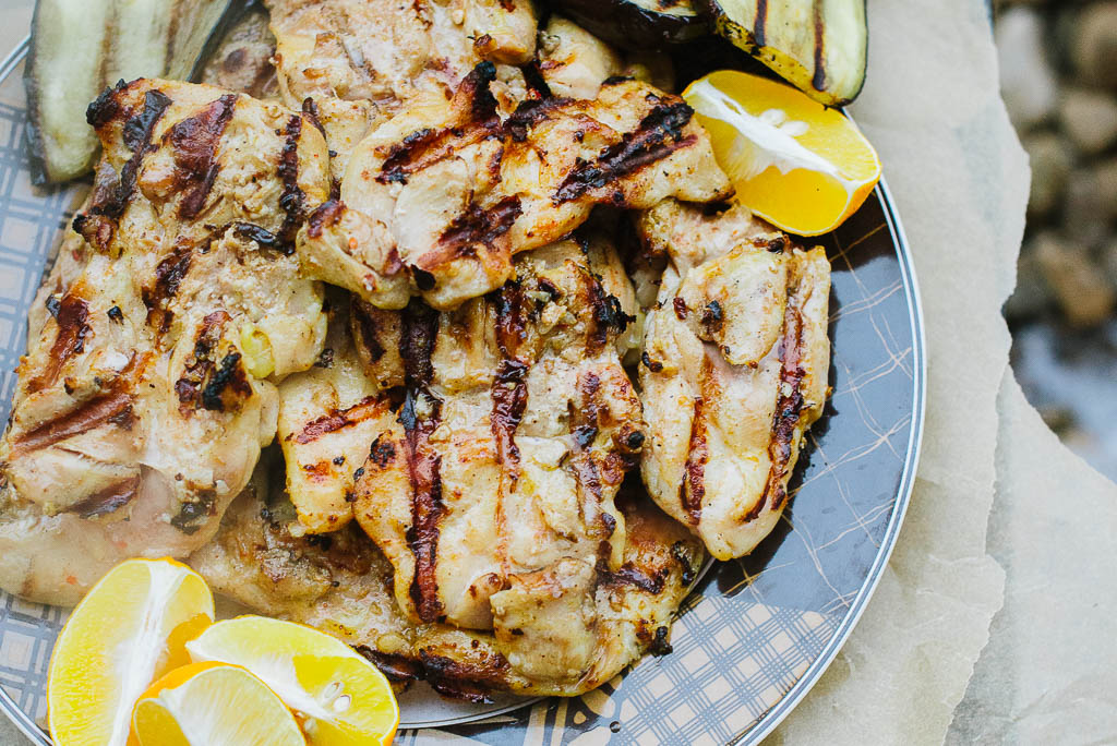 Grilled Chicken Thighs